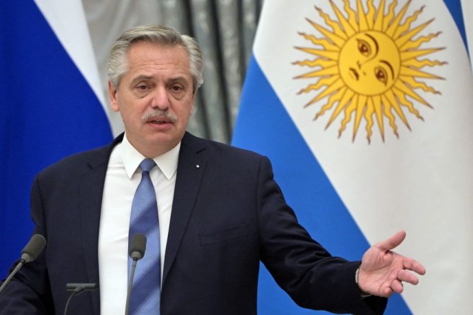президент Аргентины Альберто Фернандес