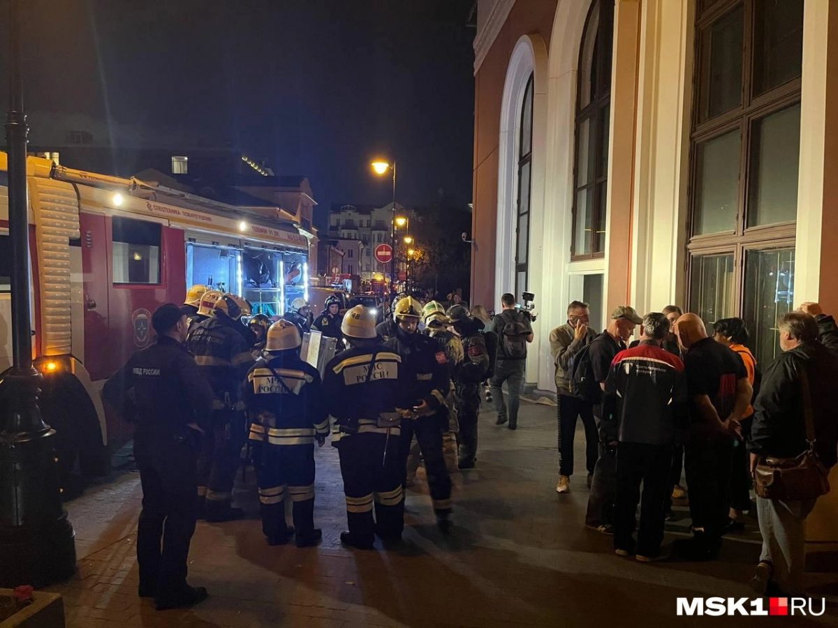Возгорание в третьяковской галерее