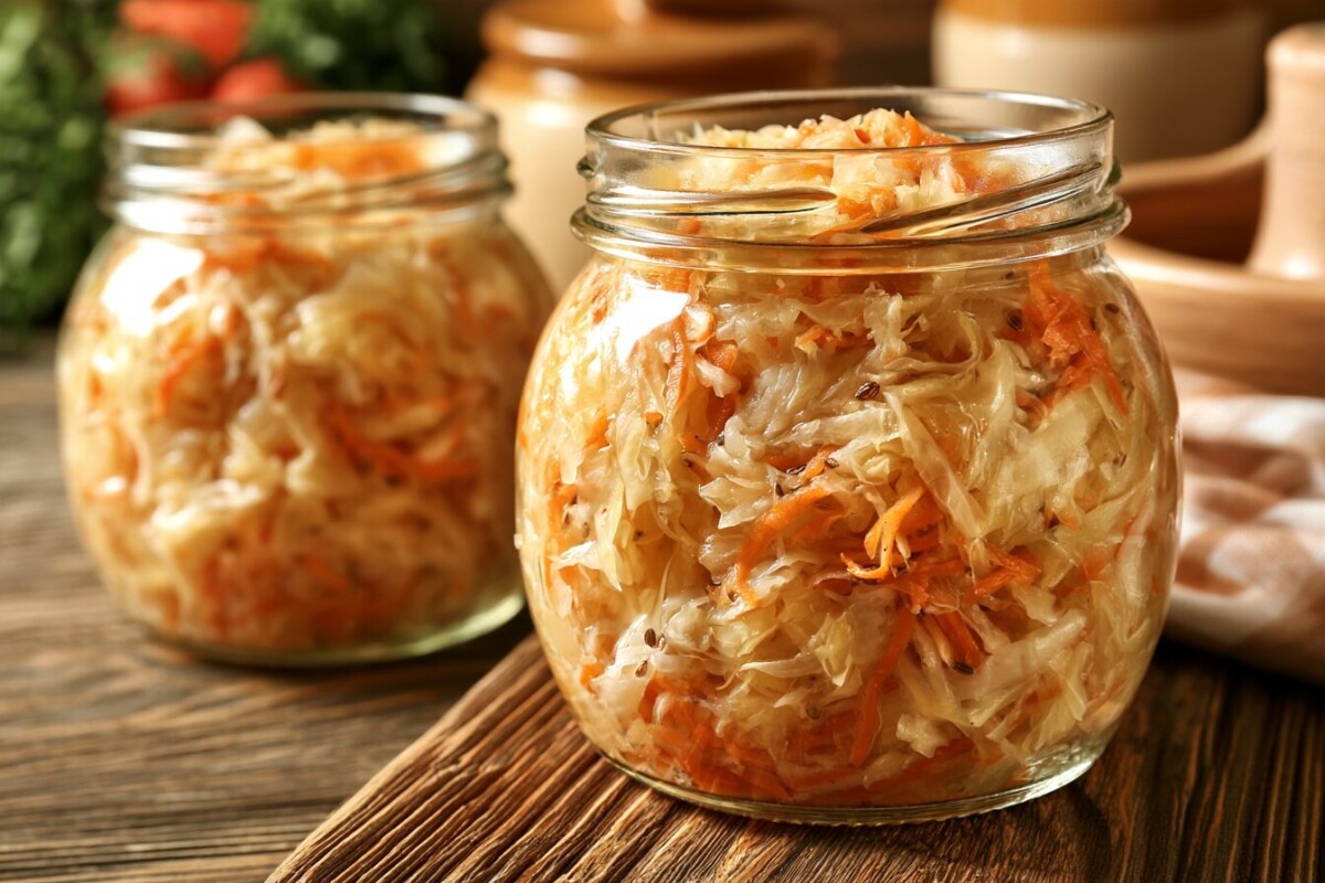 Квашеная капуста с морковью